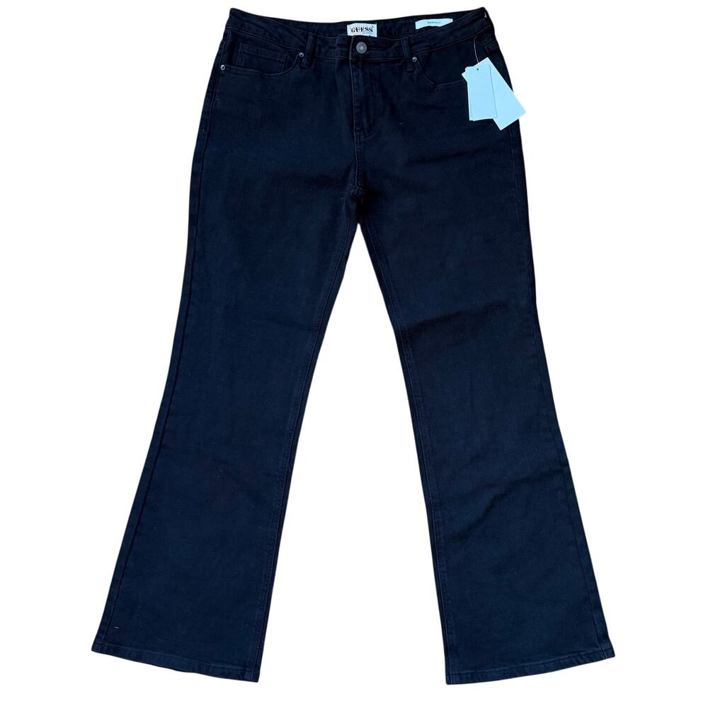 Guess Bootcut Black Jeans SZ 32 Women NWT